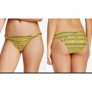 ViX by Paula Hermanny Bia Inka Tube Snake Print Bikini Bottom Size Large